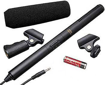Audio Technica ATR6550 Condenser Shotgun Microphone - Professional Directional Mic for DSLR Cameras, Video Recording & Outdoor Filmmaking - Perfect for YouTube, Vlogging & Interviews