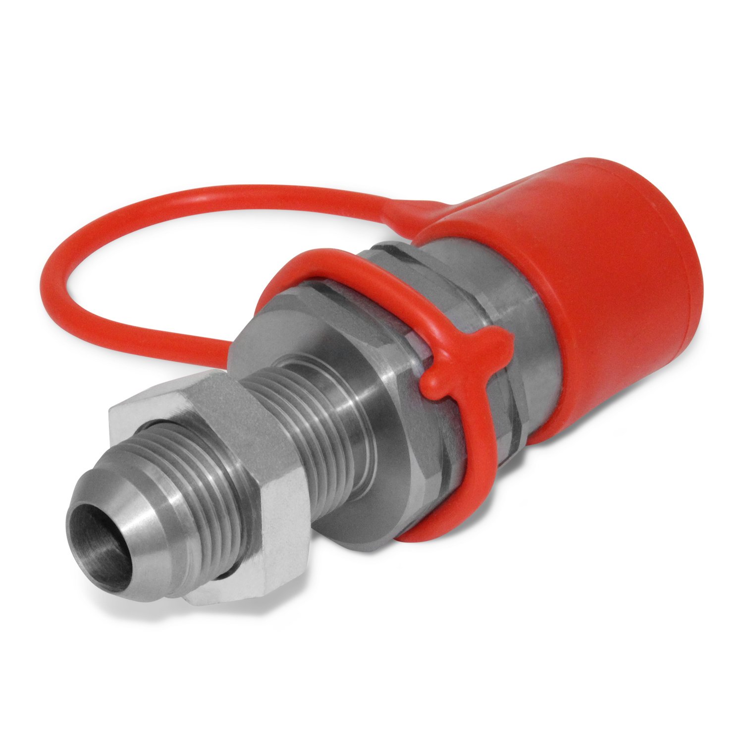 GEHL 131952 Skid Loader Replacement Male Hydraulic Flat Face Quick Coupler - Heavy Duty Hydraulic Coupler for Construction & Farm Equipment - Perfect for Tractors, Excavators & Loaders
