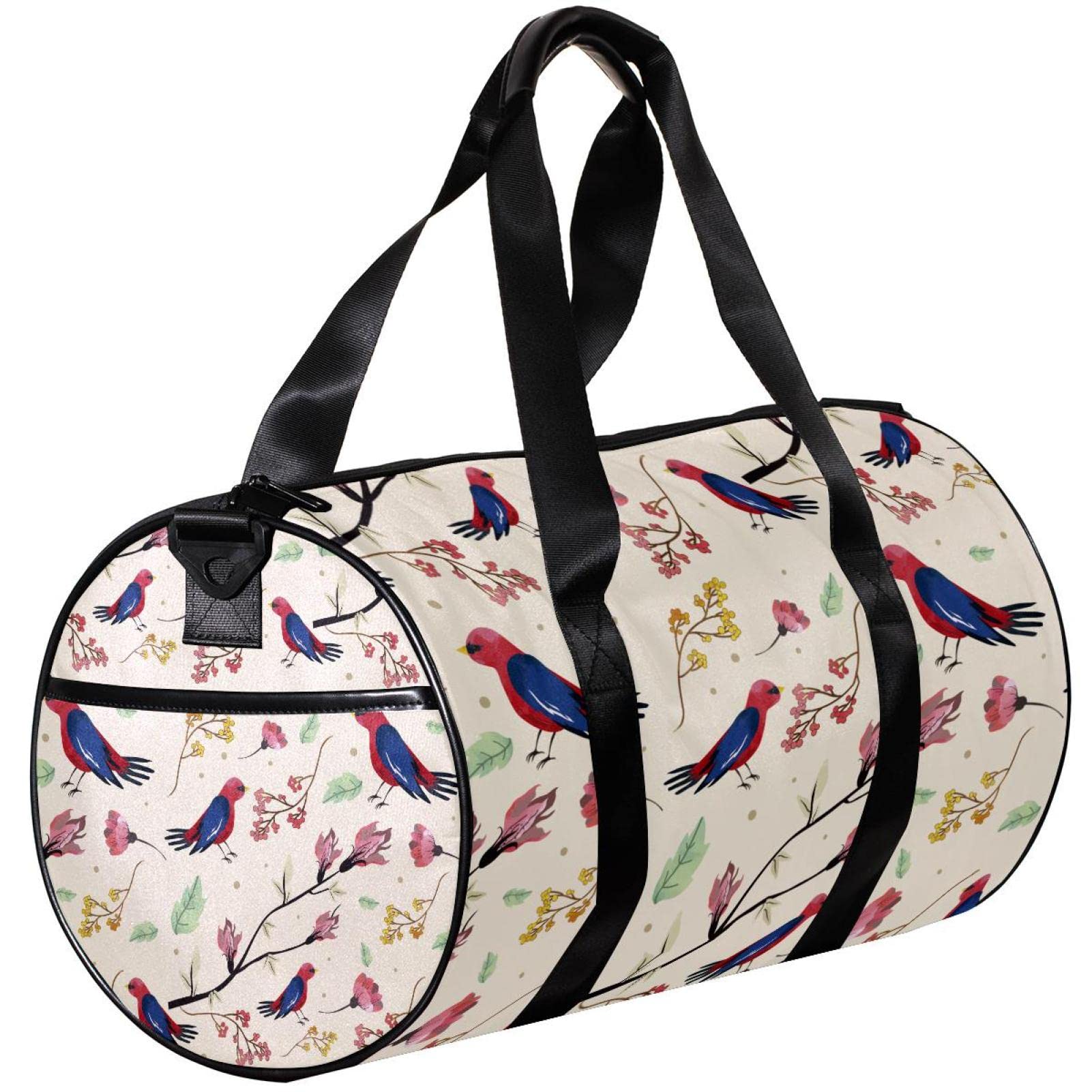 Floral Travel Duffel Bag - Gym & Weekender for Men & Women | Outdoor & Sports Use