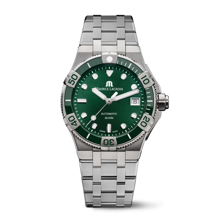 AIKON AUTOMATIC VENTURER 38MM Men's Stainless Steel Watch - Waterproof Chronograph for Outdoor Adventure, Business & Casual Wear