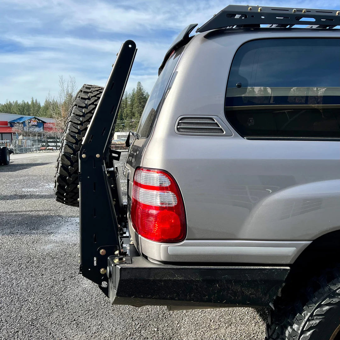 Dissent Off Road Ladder Swing Out for Jeep Wrangler JK & JL - Heavy Duty Modular Rear Bumper Accessory for Off-Roading & Overlanding Adventures