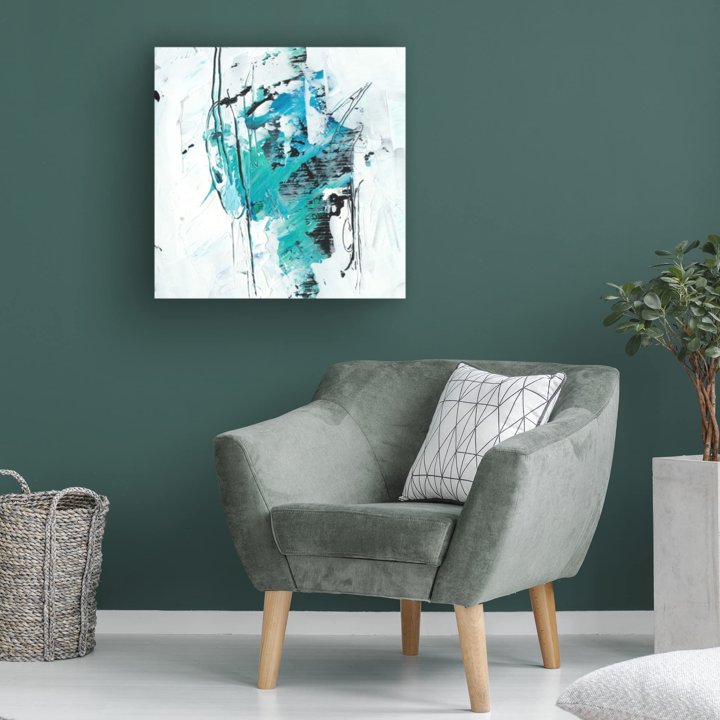 Trademark Fine Art 'Kinetic Form III' Abstract Canvas Wall Art by Ethan Harper - Modern Home & Office Decor