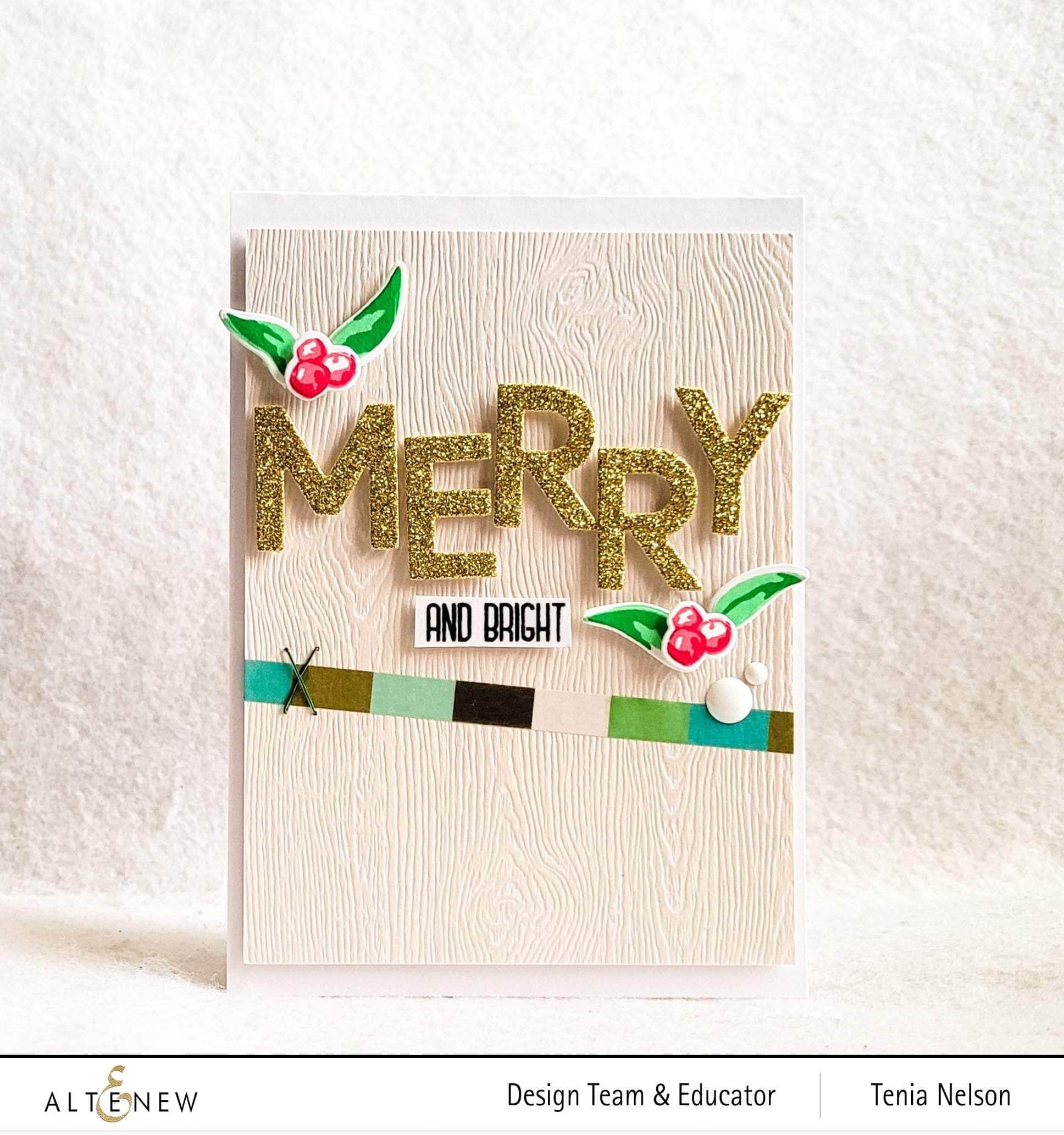 Mini Delight: Very Berry Stamp & Die Set for Card Making, Scrapbooking & DIY Crafts - Perfect for Handmade Greeting Cards, Journals & Paper Crafting Projects