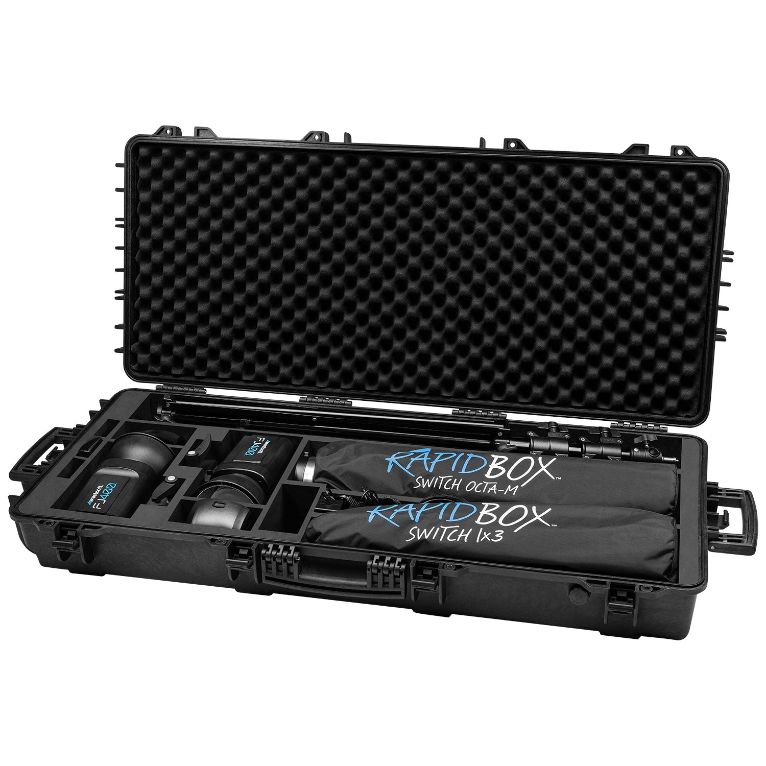 FJ400 Strobe 2-Light Location Hard Case Kit - Professional Photography Lighting for Studio, Events & Outdoor Shoots