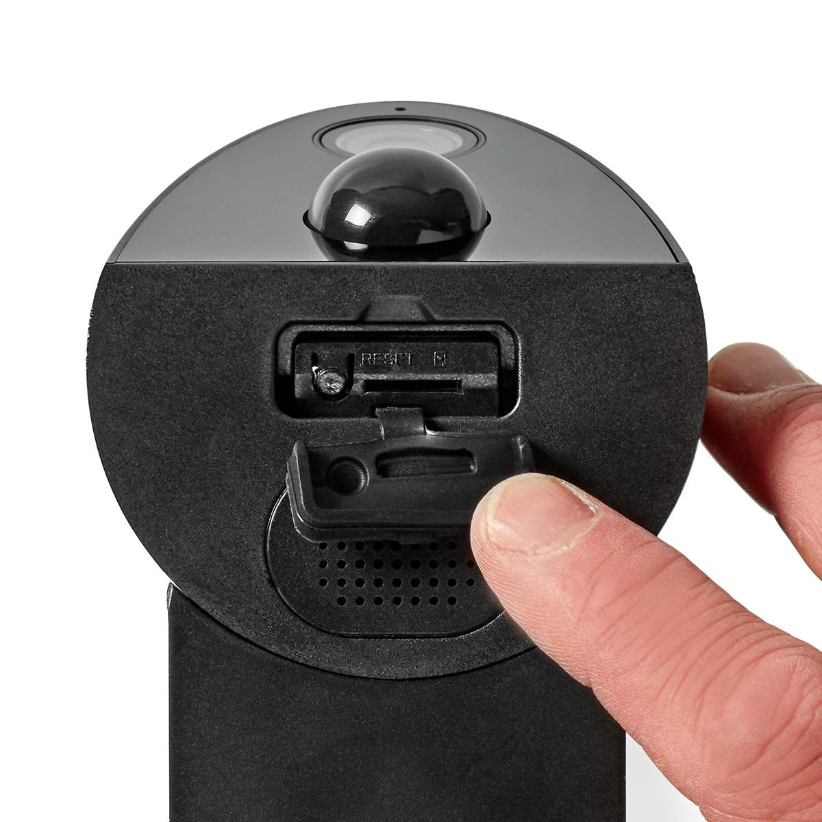 2MP SmartLife WiFi Outdoor Security Camera with Rotatable Lens, Built-in LED Light - Perfect for Home, Garage, and Backyard Surveillance