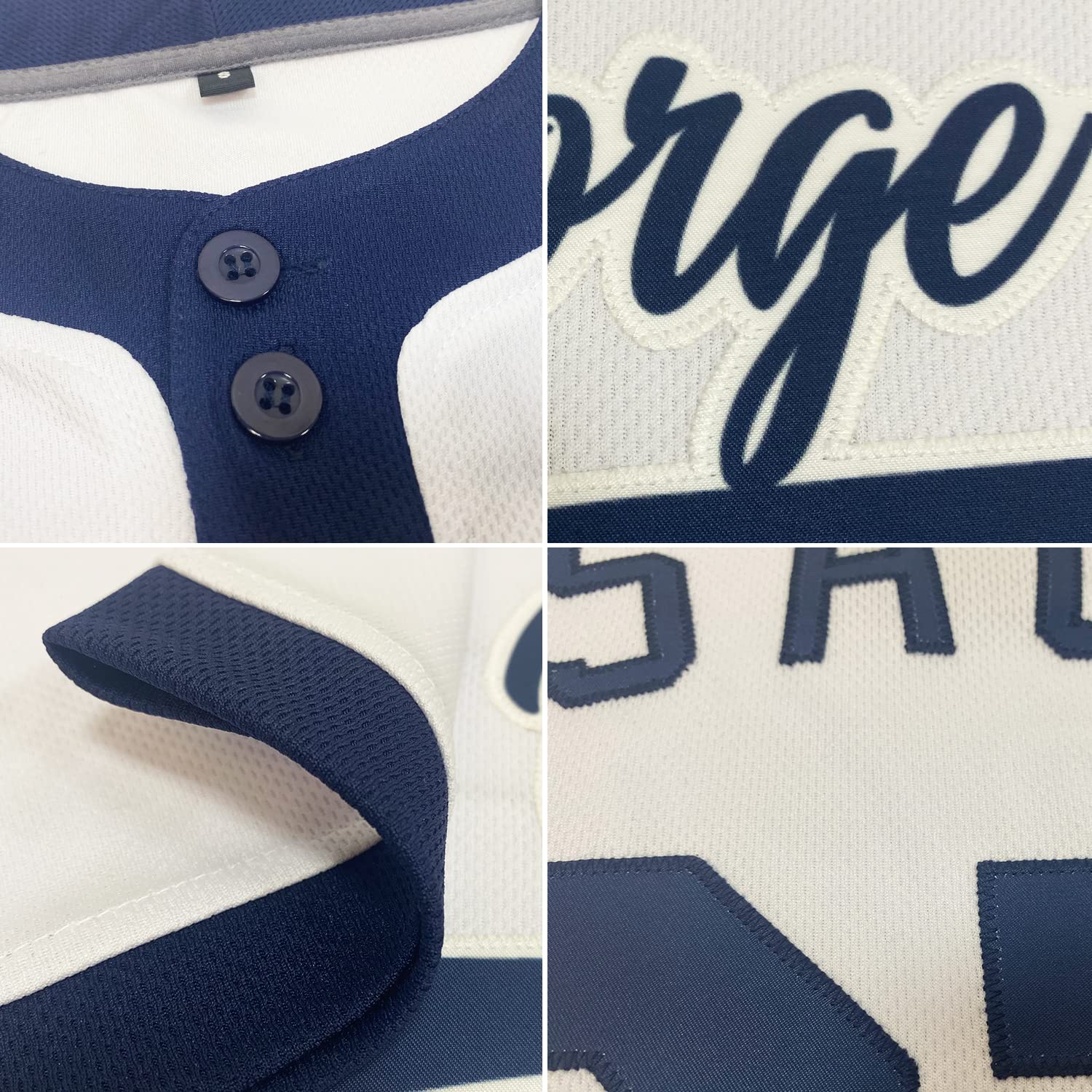 Custom Softball Jerseys with Stitched Names & Numbers - Personalized Two-Button Baseball Shirts for Men, Women & Youth - Perfect for Team Uniforms, Tournaments & Casual Play