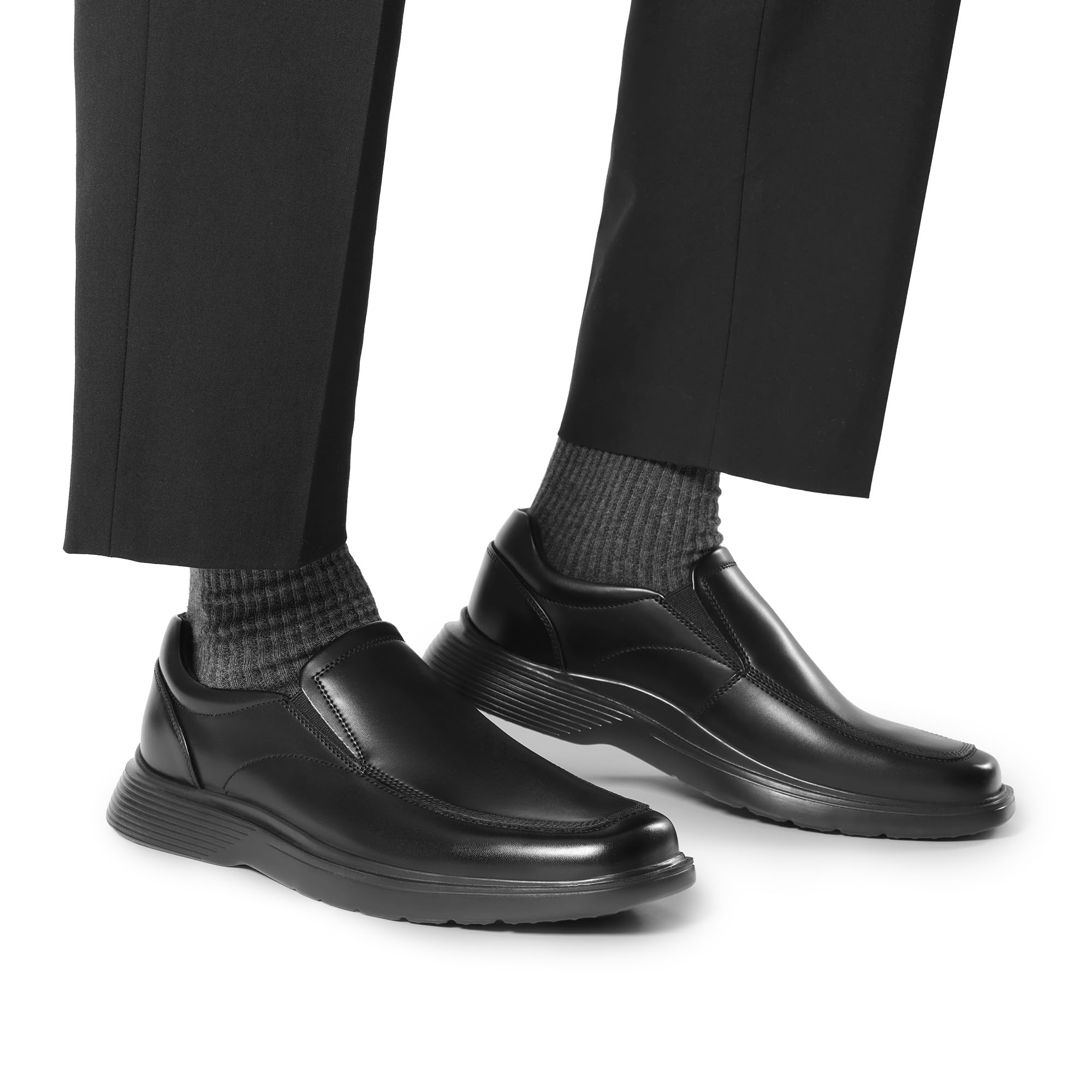 Bruno Marc Men's Slip-On Dress Loafers - Comfortable Business Casual Shoes for Office & Formal Wear | Perfect for Work, Weddings & Special Occasions