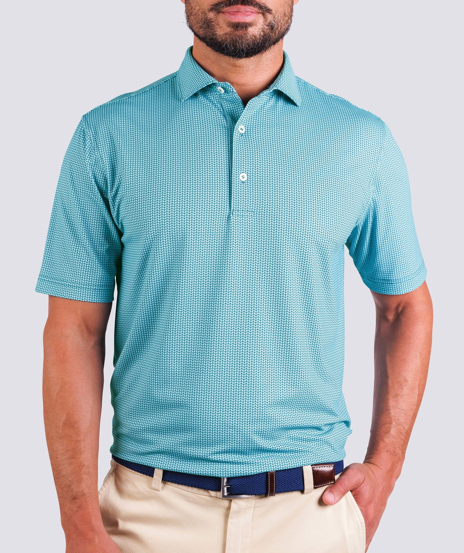 Beaumont Performance Polo Shirt for Men - Moisture Wicking, Breathable & Quick Dry Golf & Tennis Polo - Comfortable & Stylish Activewear for Sports & Casual Wear