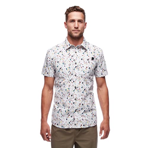 Black Diamond Men's SS Solution Shirt - Lightweight Hiking & Climbing Performance Shirt for Outdoor Adventures