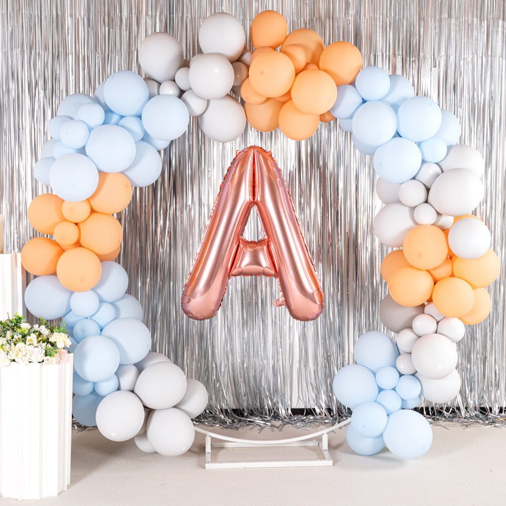 Rose Gold Mylar Letter A Balloon - 40 Inch Large Foil Balloon for Birthday Party Decorations, Baby Shower, Wedding, Anniversary & Graduation Celebrations - 1 Count Box