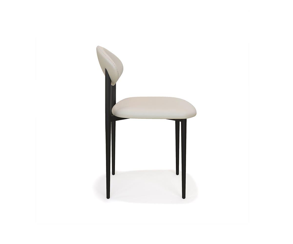 Modern Turi Dining Chair - Sturdy Wooden Kitchen Chair with Upholstered Seat - Perfect for Dining Room, Kitchen, and Breakfast Nook