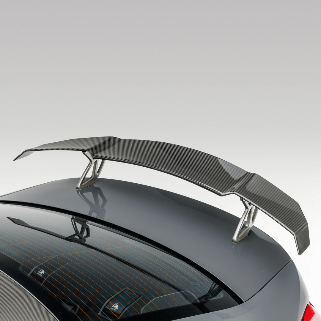 BMW F8X M3 M4 VRS GTS Aero Wing Blade V Style Carbon Fiber Rear Spoiler - High Performance Downforce for Track Racing & Street Driving