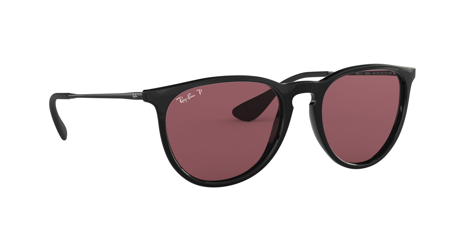 Ray-Ban RB4171 Erika Round Polarized Sunglasses for Women & Men - UV Protection, Classic Retro Style - Perfect for Driving, Beach & Outdoor Activities