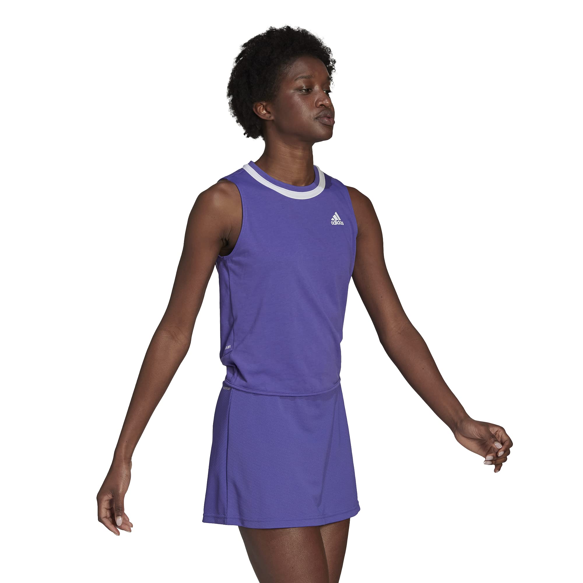 adidas Women's Club Knitted Tennis Tank Top - Breathable Workout Shirt for Gym, Running & Casual Wear | Athletic Performance Apparel