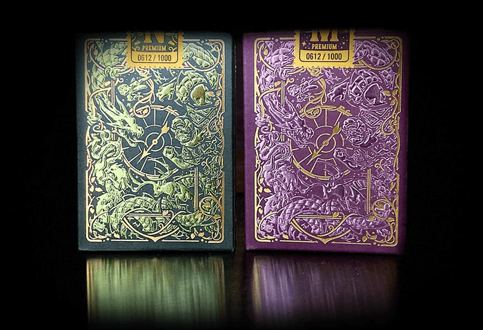Mythic Kingdoms Premium Playing Cards Set - Fantasy-Themed Deck for Poker, Magic Tricks & Collectors | Perfect for Game Nights & Gifts