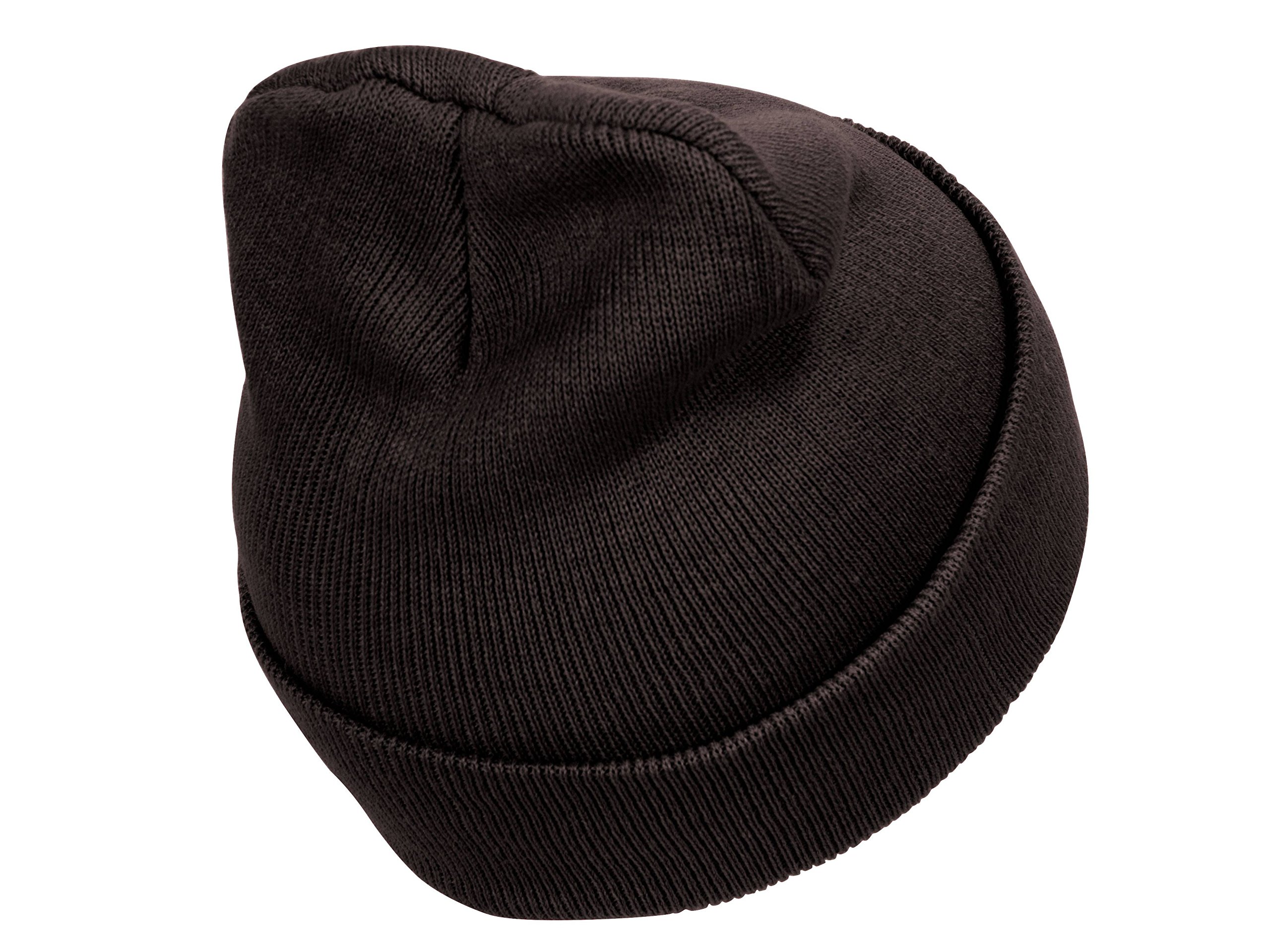 Gravity Threads Chocolate Donut Cuffed Beanie - Soft Winter Knit Hat for Men & Women - Perfect for Cold Weather, Outdoor Activities & Casual Fashion