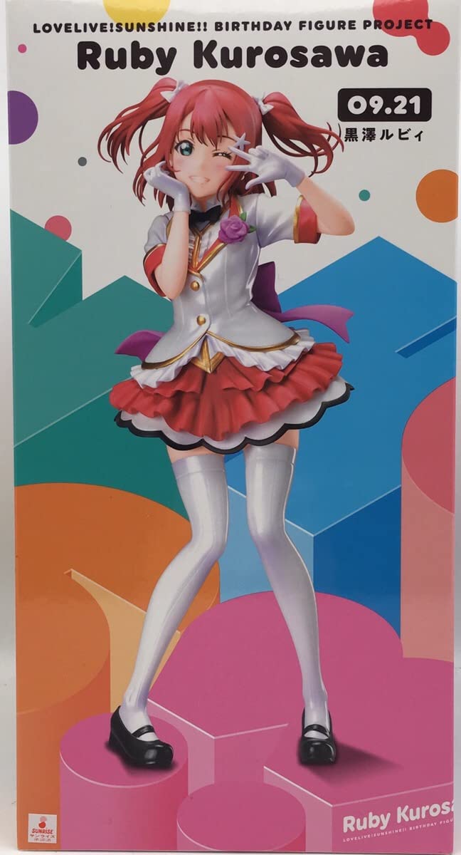 Stronger Love Live! Sunshine!! Ruby Kurosawa Birthday Project PVC Figure - Anime Collectible Doll for Fans & Gift Ideas | Display for Home, Office, or Anime Convention