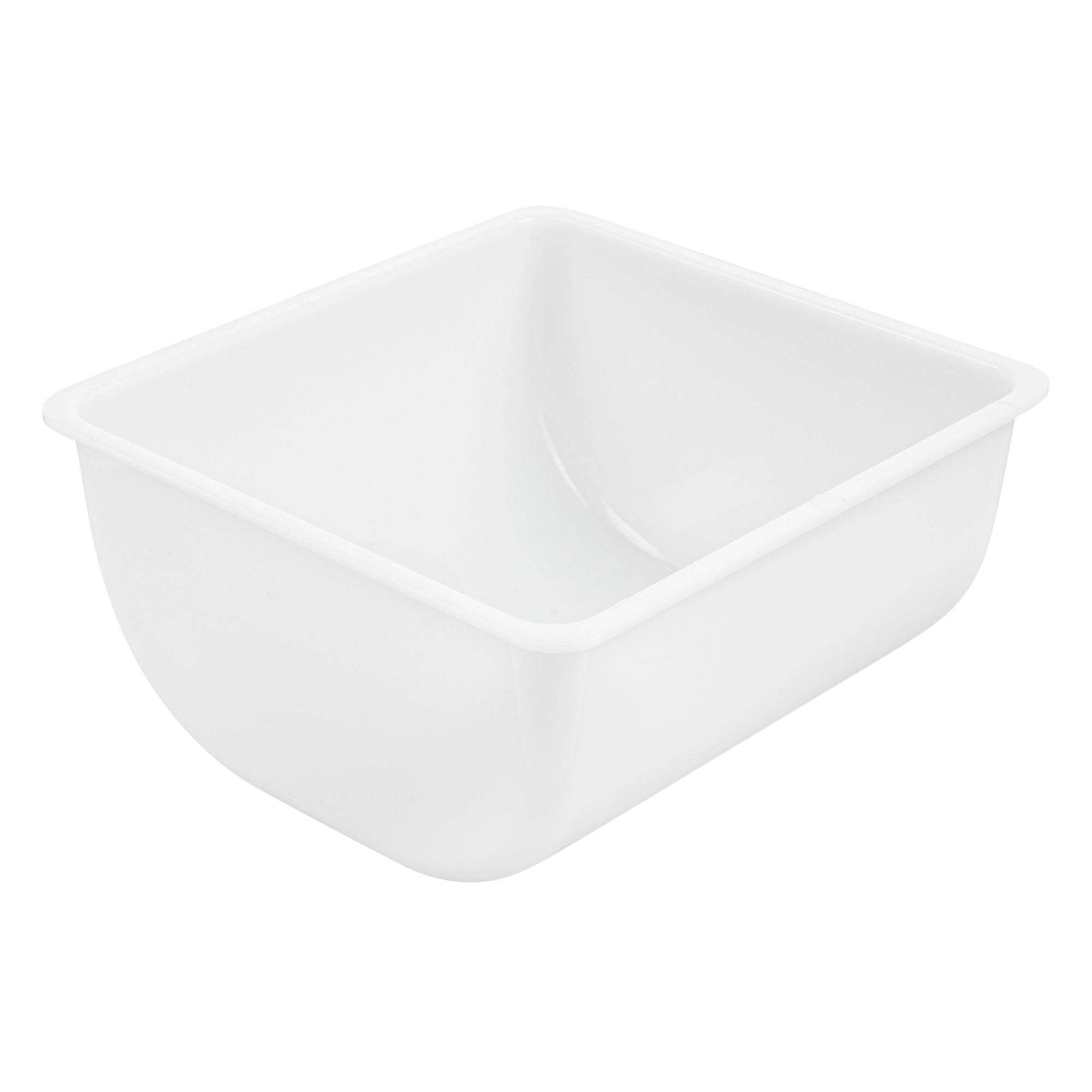Bar Lux 1 Qt White Plastic Insert for 3 Compartment Condiment Caddy - 3 Pack | Perfect for Restaurants, Cafes, and Catering Services