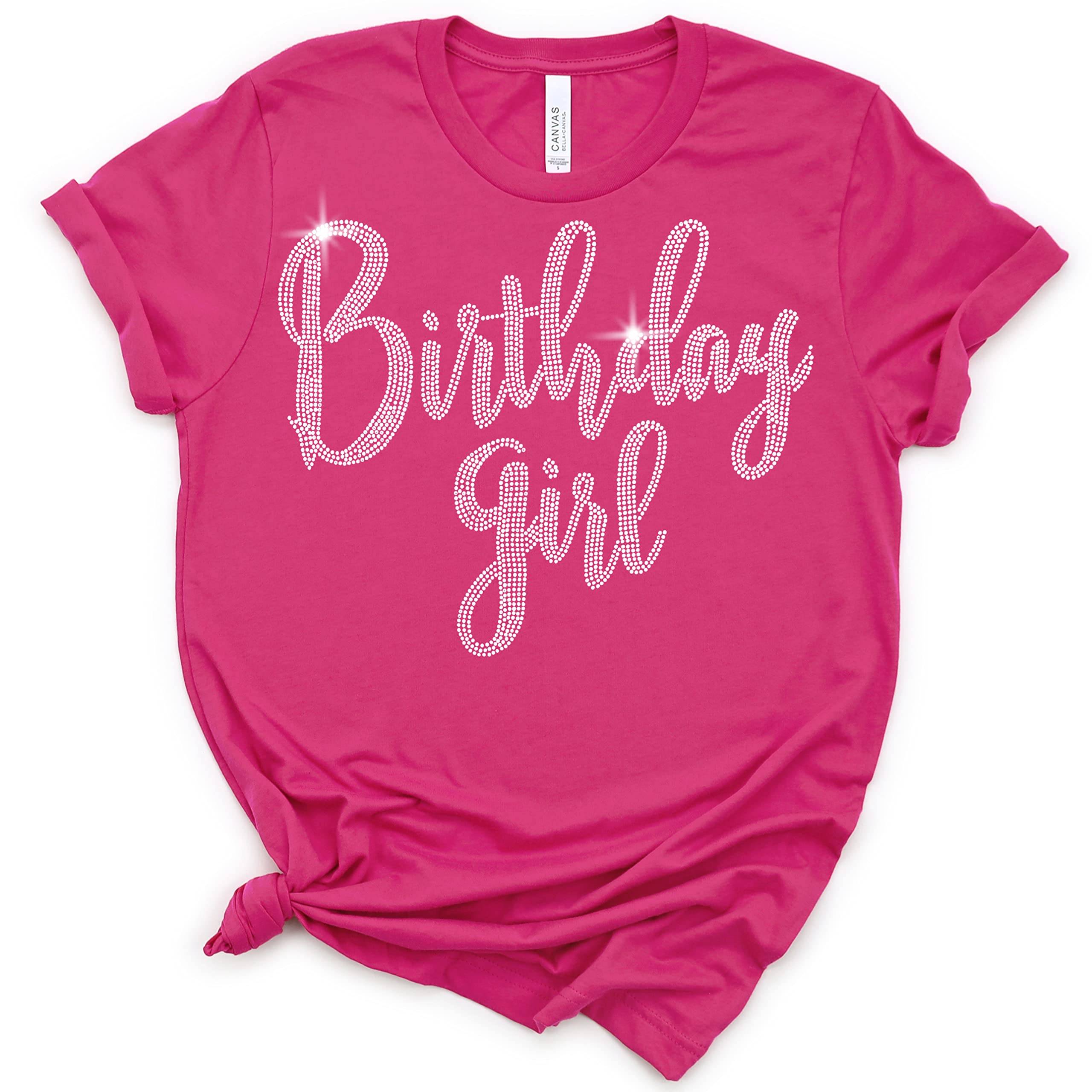 Women's Pink Birthday Shirts - Magenta Birthday T-Shirt for Women - Hot Pink Party Outfit & Birthday Decorations - Perfect for Birthday Parties, Girls Night Out & Special Celebrations