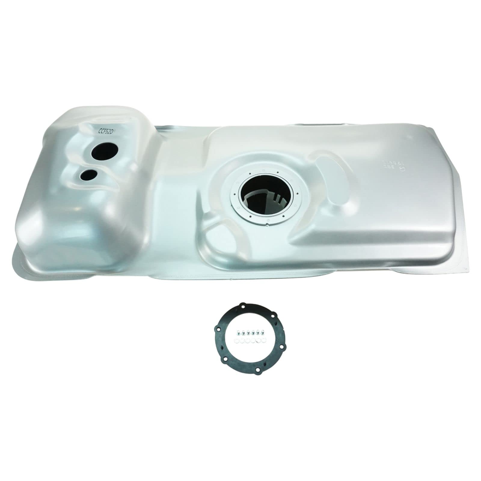 TRQ Fuel Tank Kit with Strap - Replacement Gas Tank Compatible with 2000-2004 Ford Mustang - Perfect for Fuel System Repair & Maintenance