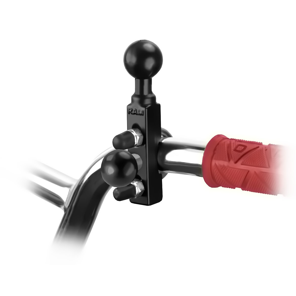 Ram-Mount RAM-B-309-8U 支持套件 - 车载设备固定支架，适用于摩托车、自行车和ATV的导航仪安装