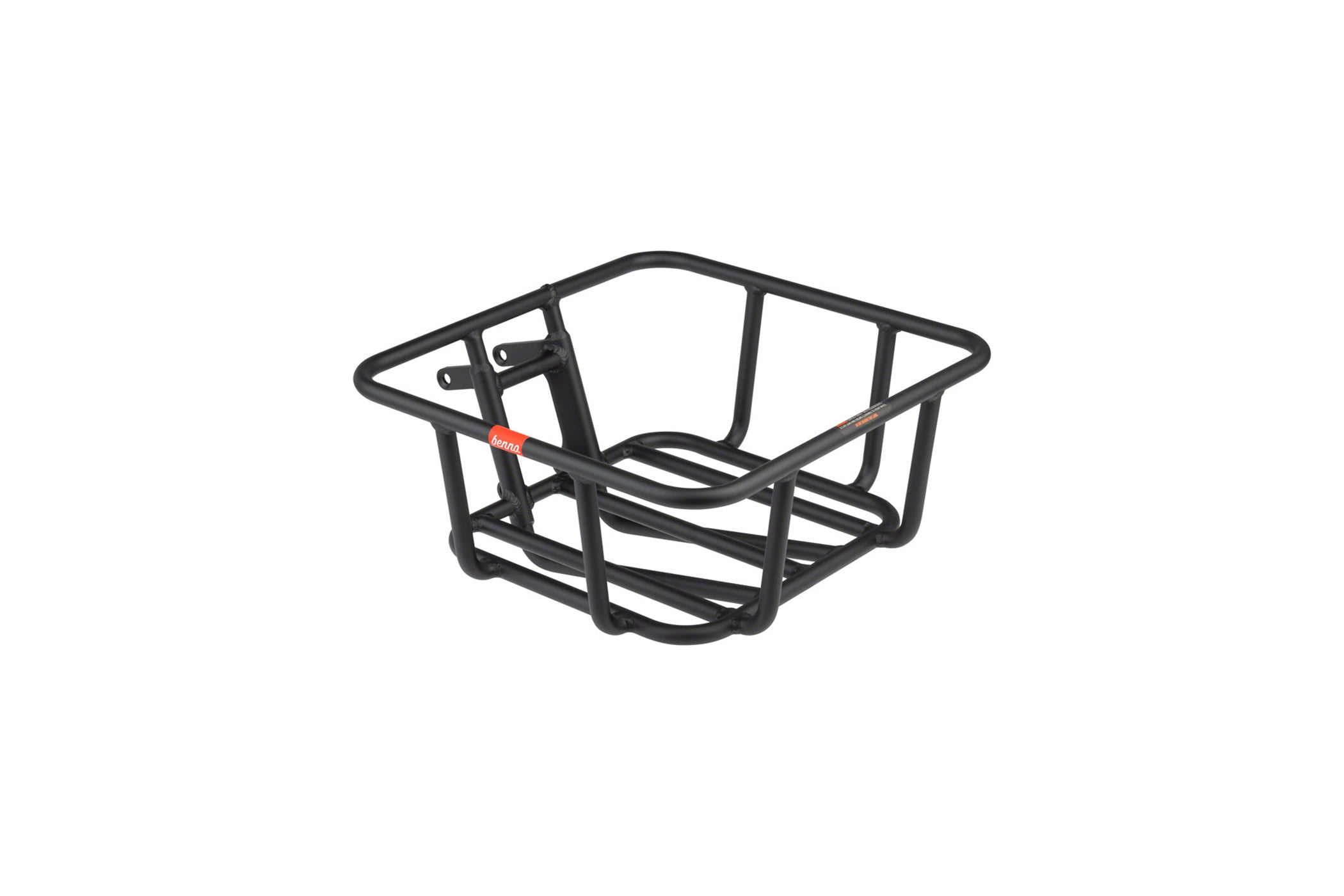 Benno City Front Basket - Universal Fit for All Benno Bike Models, Black - Perfect for Urban Commuting & Grocery Shopping