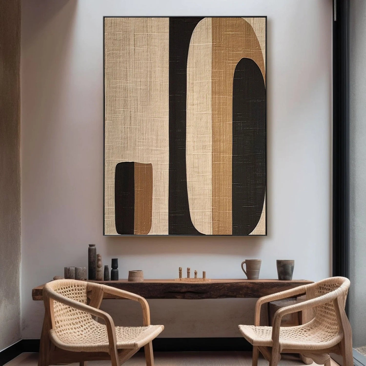 Abstract Tranquility Art Painting #WS264 - Modern Wall Decor for Living Room, Bedroom & Office - Calming Abstract Canvas Artwork for Home & Office Decor