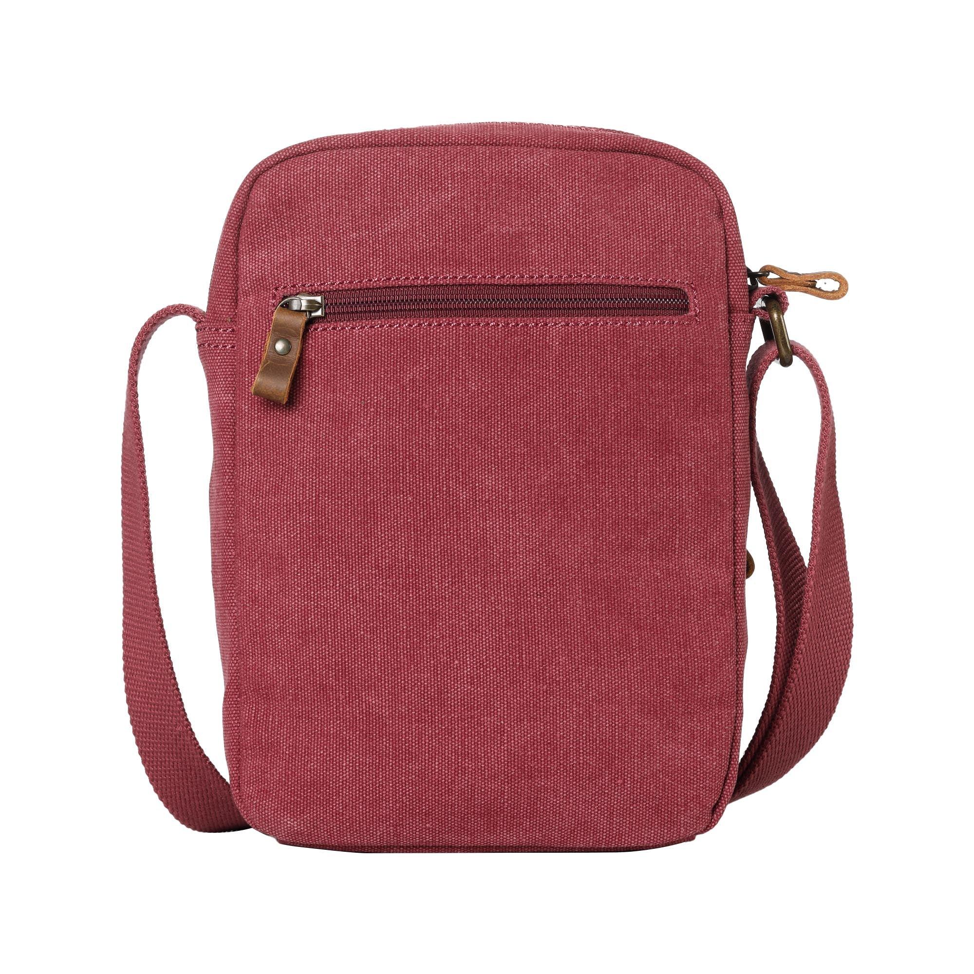 TRP0370 Troop London Classic Canvas Crossbody Bag for Men & Women - Stylish & Durable Everyday Shoulder Bag for Work, Travel & Casual Outings