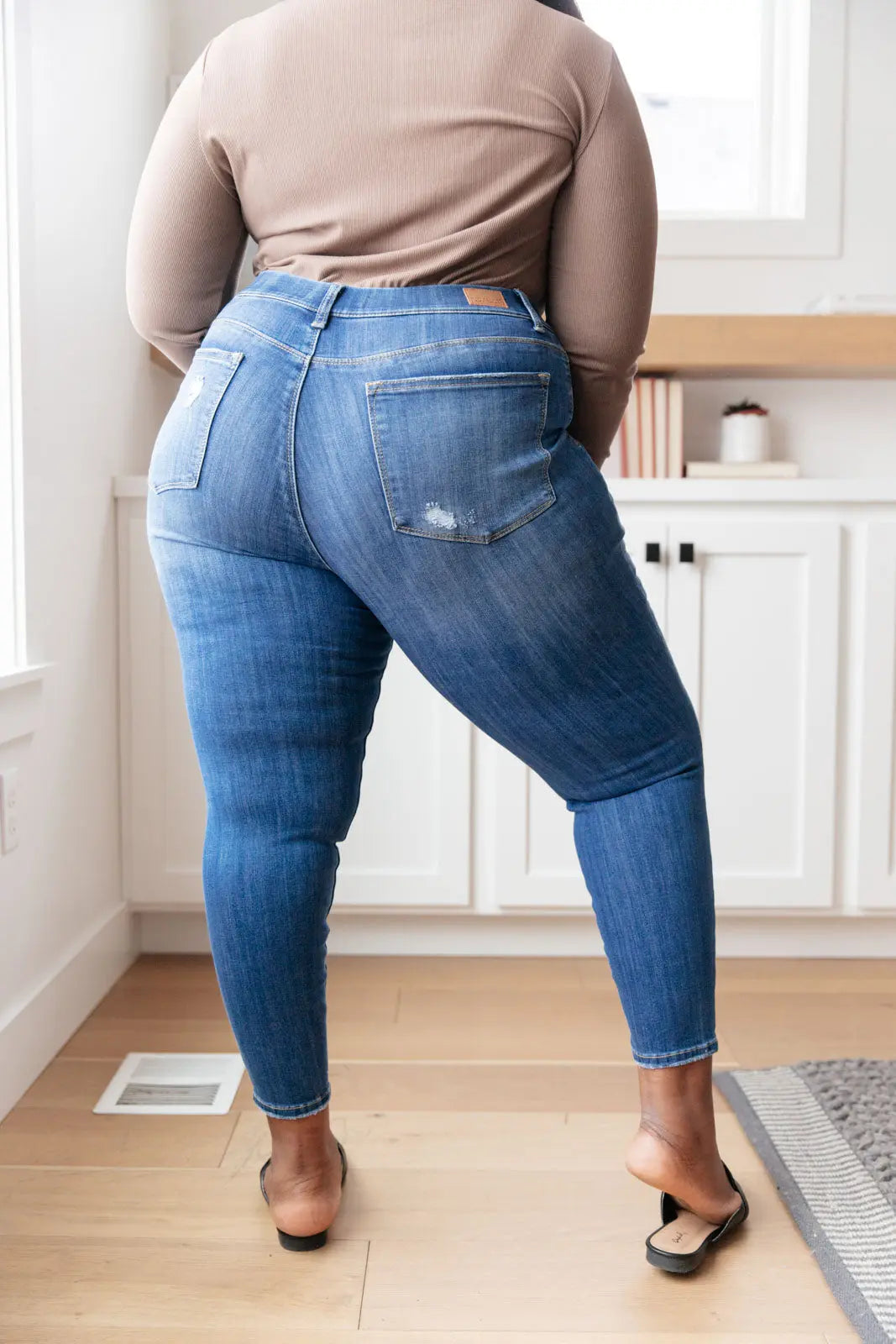 Get Together Mid Rise Skinny Jegging - Stretchy Comfortable Women's Jeans for Everyday Wear | Perfect for Work, Casual Outings & Travel
