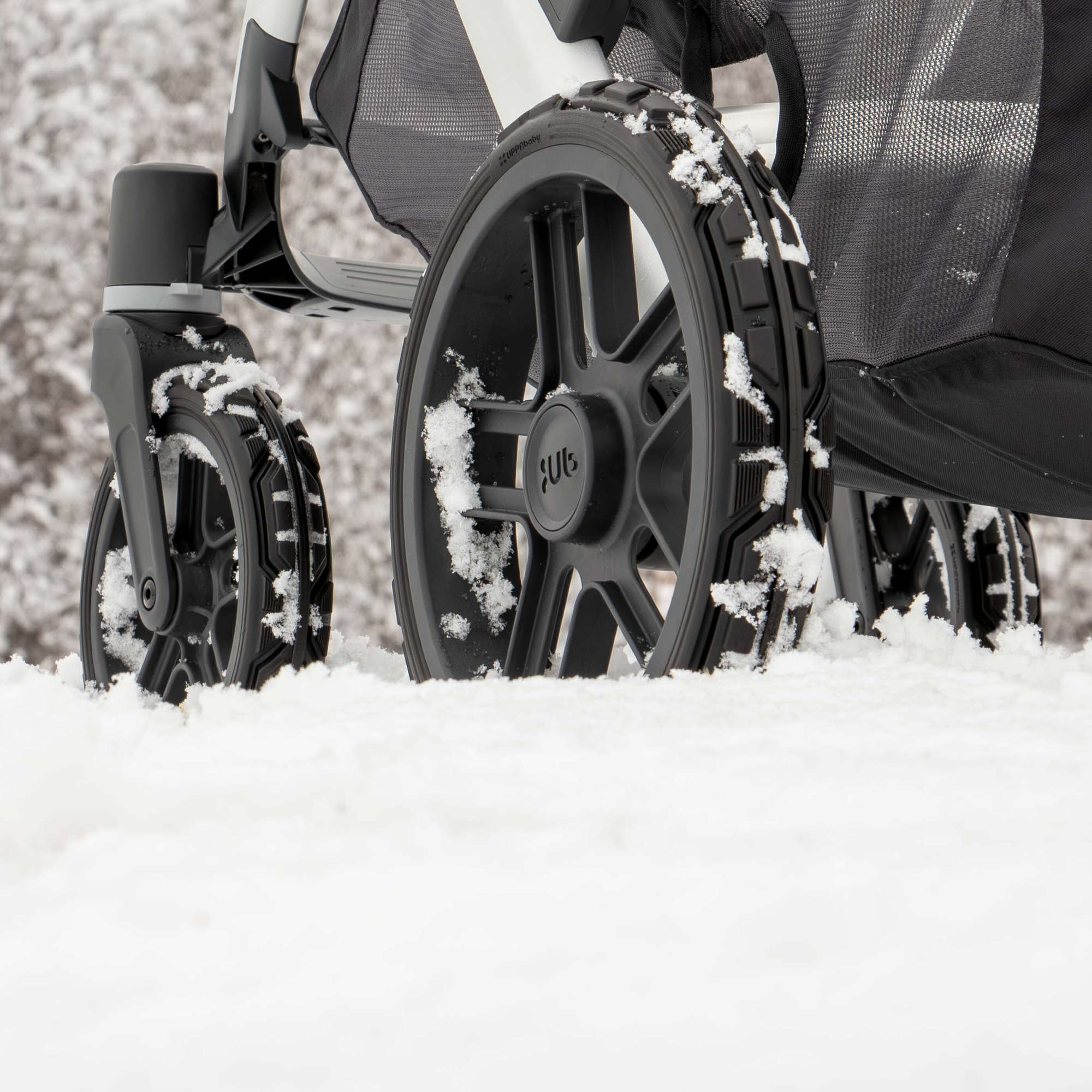 UPPAbaby Vista V2 V3 All-Terrain Stroller Wheels - Replacement Wheels for Vista Strollers - Perfect for Outdoor Walks, Hiking & Rough Terrains