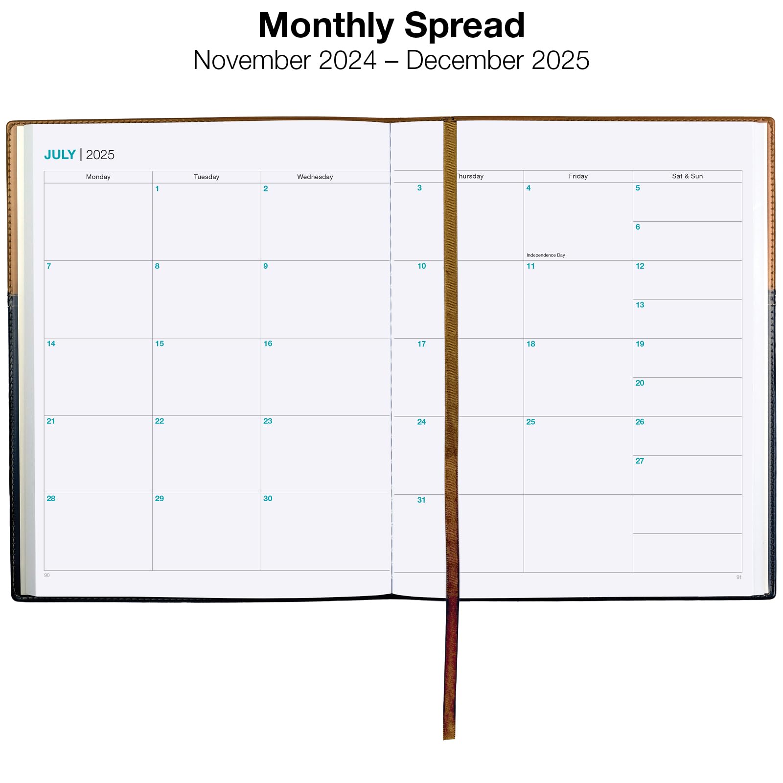2025 Weekly & Monthly Planner Calendar - 8