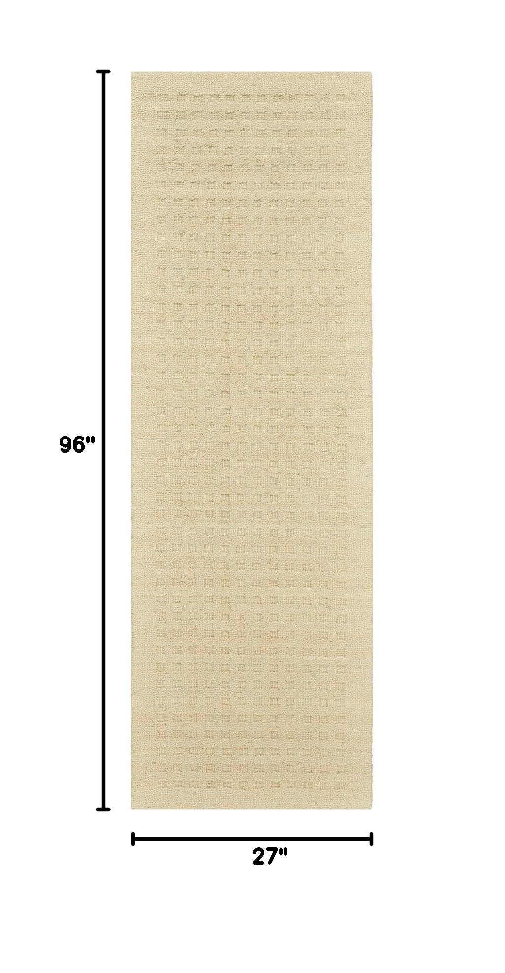 Nourison Perris Solid Ivory 2'3