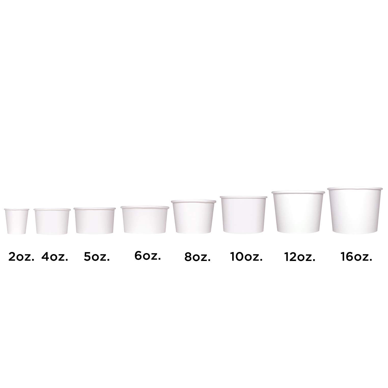 32oz (600 Count) White Paper Soup Bowls for Hot & Cold Food - Disposable Bowls for Soup, Noodles, Pasta, Snacks - Perfect for Restaurants, Catering, Parties, Picnics (C-KDP32W)