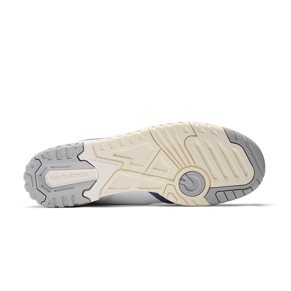 550 'White Navy' Men's Running Shoes - Lightweight Comfortable Athletic Sneakers for Jogging, Gym & Casual Wear