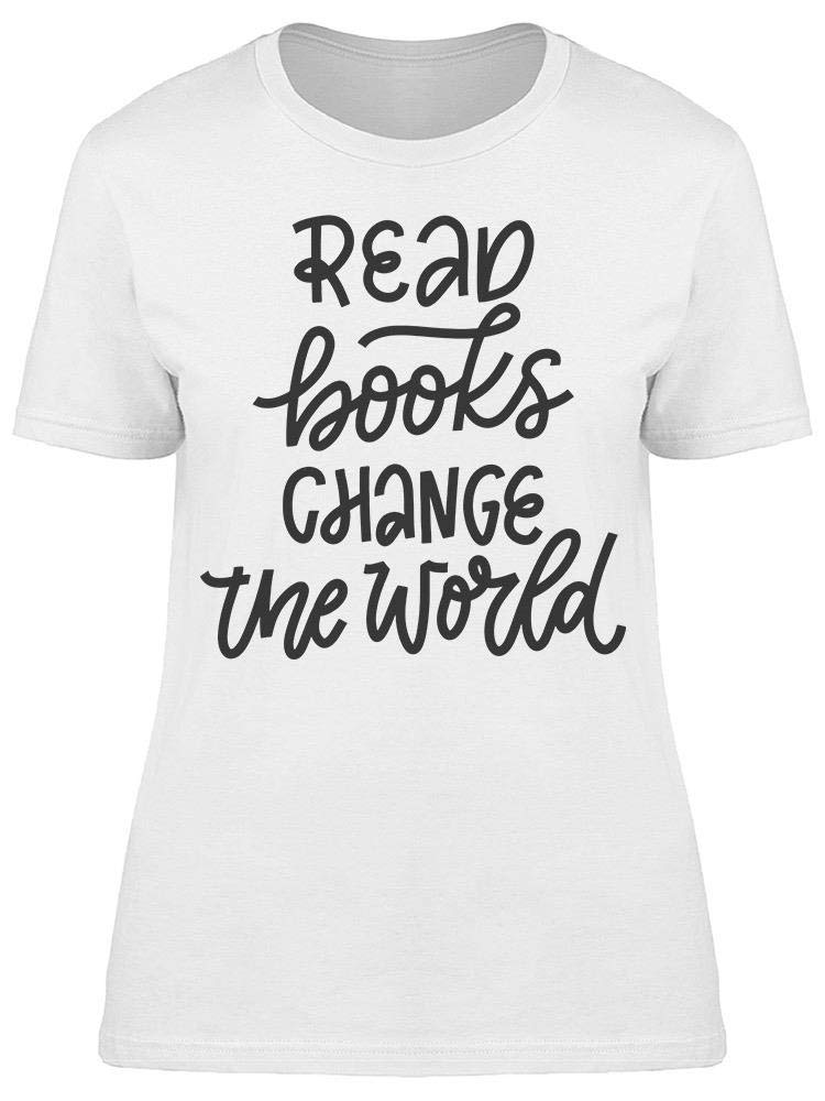 Smartprints Read Books T-Shirt for Women - Comfortable & Stylish Book Lover Tee for Reading, Book Clubs & Casual Wear