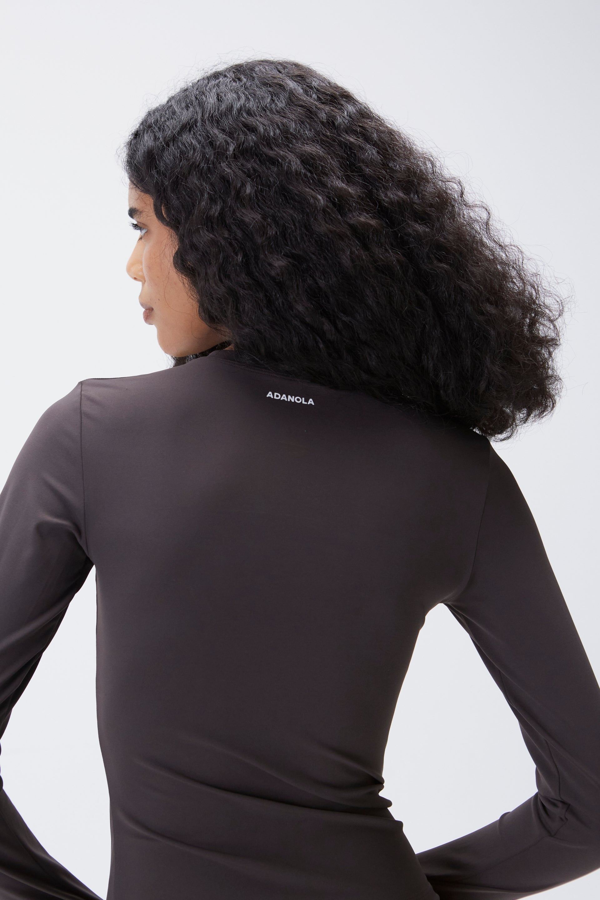 Premium Long Sleeve T-Shirt for Women - Soft & Comfortable Coffee Brown Casual Shirt - Perfect for Work, Travel & Everyday Wear
