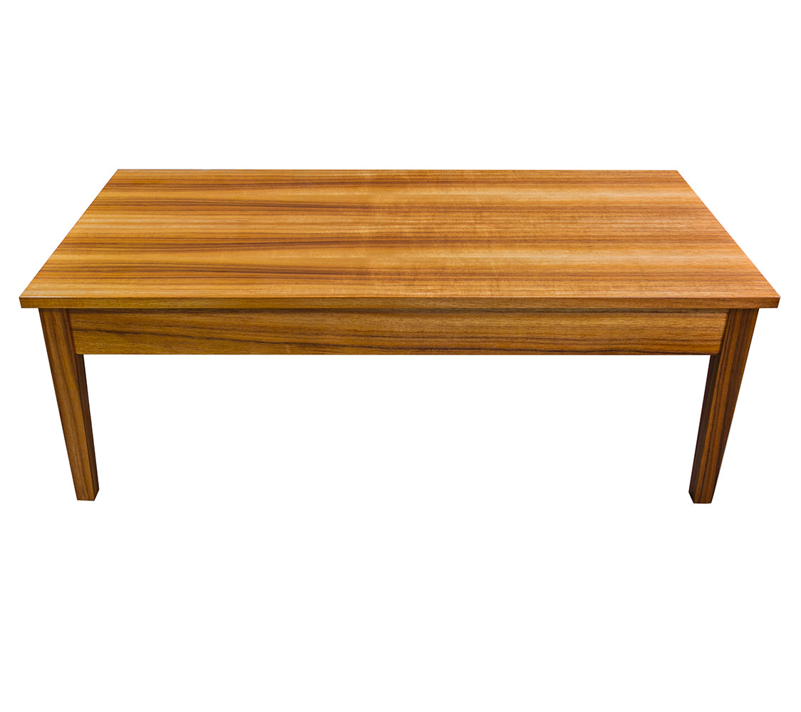 Premium Solid Wood Plantation Coffee Table - Rustic Farmhouse Style for Living Room, Lounge & Office - Eco-Friendly & Durable Home Decor