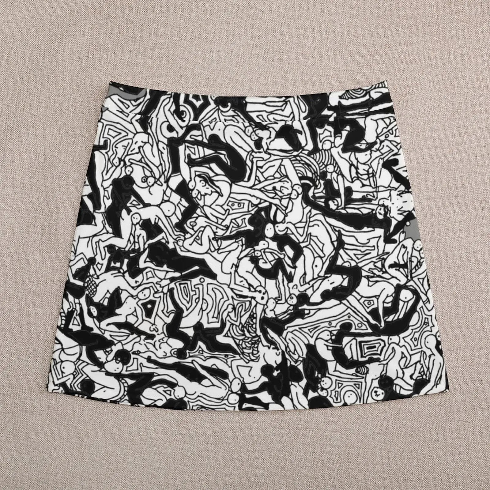 Dragon Print Mini Skirt for Women - Summer Party Dress, Luxury Evening Outfit & Festival Clothing | Perfect for Nightclubs, Weddings & Beach Vacations