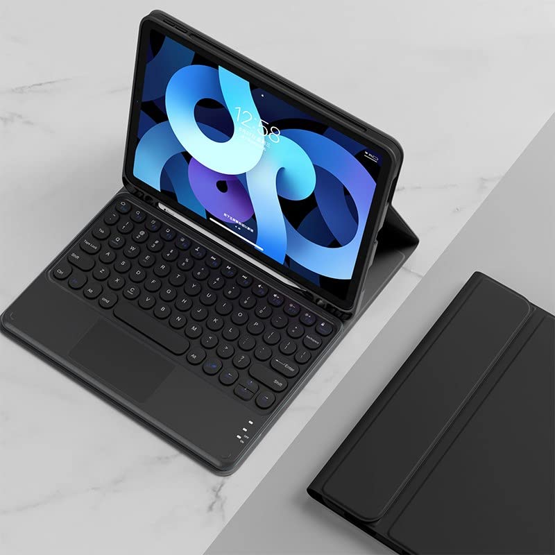 HENGHUI iPad Pro 11 inch Keyboard Case with Touchpad (2020-2022 Models) - Detachable Slim Smart Cover for 2nd/3rd/4th Gen iPad Pro 11