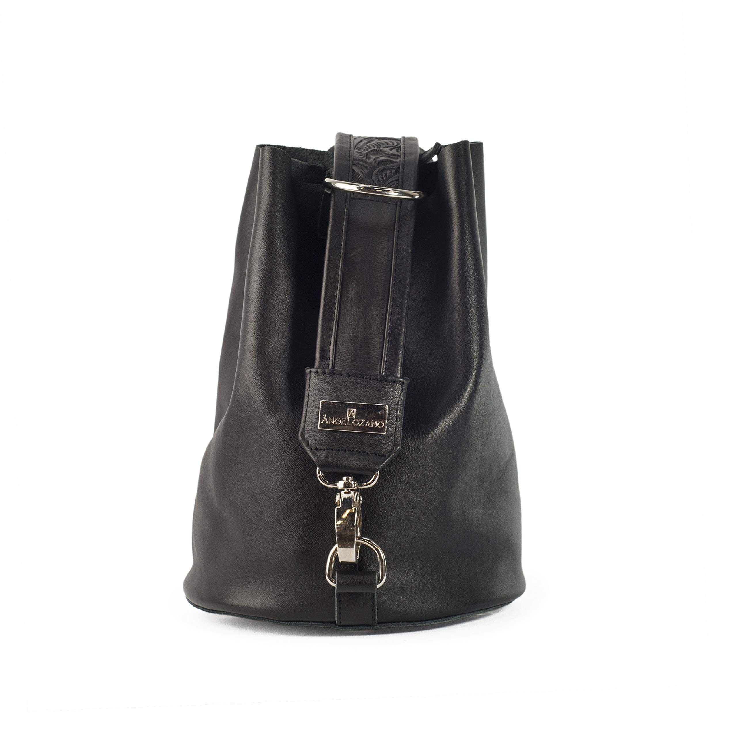 Genuine Cowhide Leather Tote Bag for Women - Handmade with Hand-Chiseled Handle - Dolores Model - Perfect for Work, Travel & Everyday Use