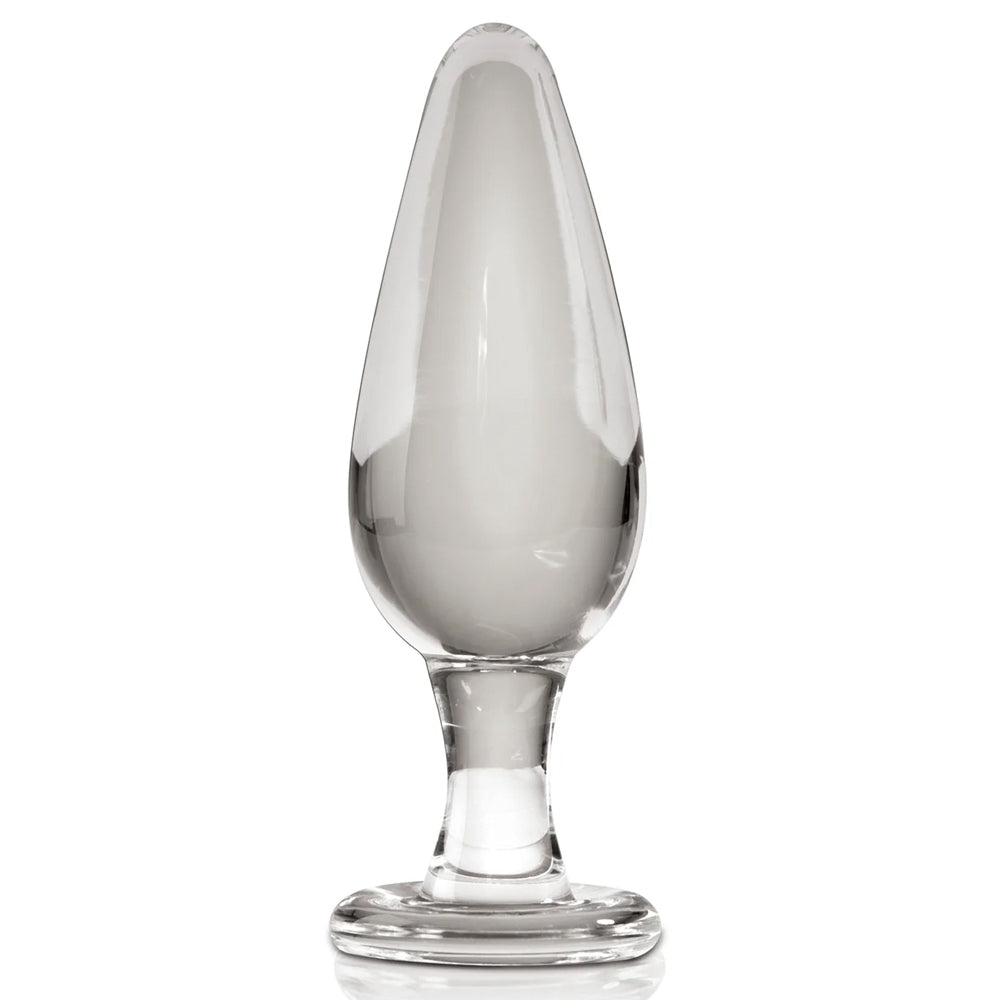 Icicles No. 26 Slim Glass Anal Plug - Smooth & Comfortable for Beginners - Perfect for Sensual Play & Couples Intimacy