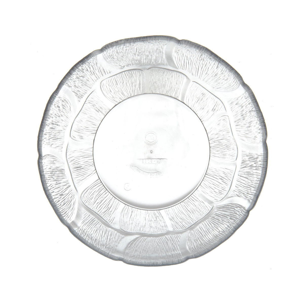 Carlisle 690807 Clear 1.3 qt Petal Mist Bowl - Perfect for Salads, Snacks & Food Storage | Durable Plastic Serving Dish for Parties, Picnics & Home Use