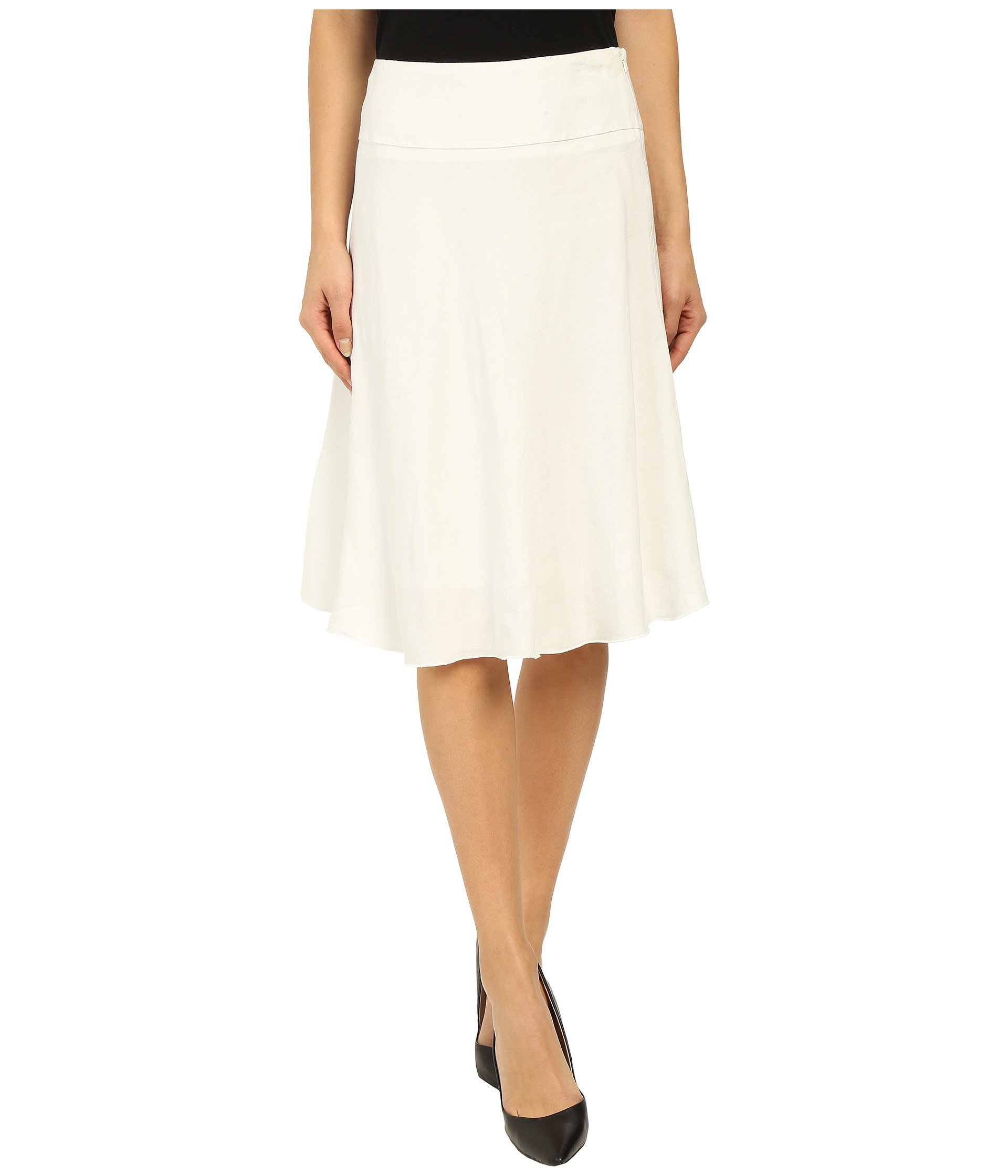 NIC+ZOE Women's Summer Fling Flirt Skirt - Flowy A-Line Midi Skirt with Side Slits for Casual Outings & Beach Vacations
