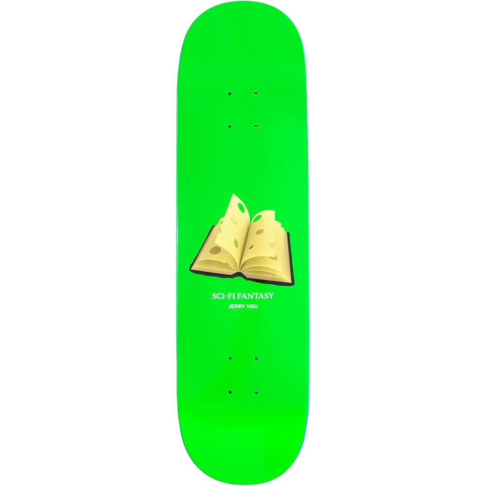Sci-Fi Fantasy Jerry Hsu Swiss Book Deck Skateboard (8.5) - Perfect for Street Skating & Collectors