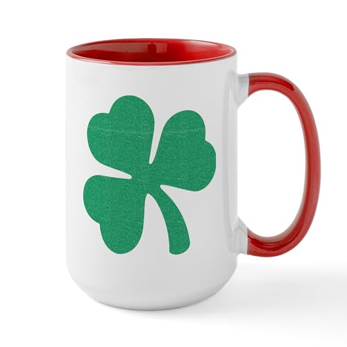 White/Red Inside - Irish Shamrock