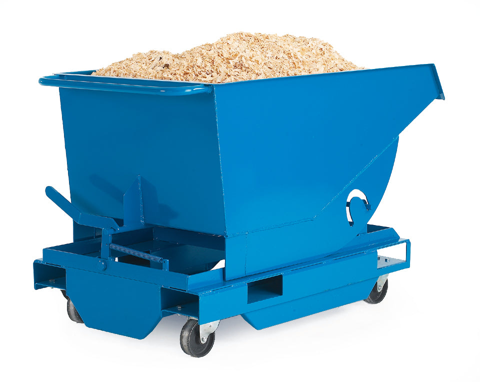 Heavy Duty Tilting Skips - Durable Construction Site Waste Bin with Easy Dump Design for Efficient Debris Removal | Perfect for Construction, Landscaping, and Home Renovation Projects