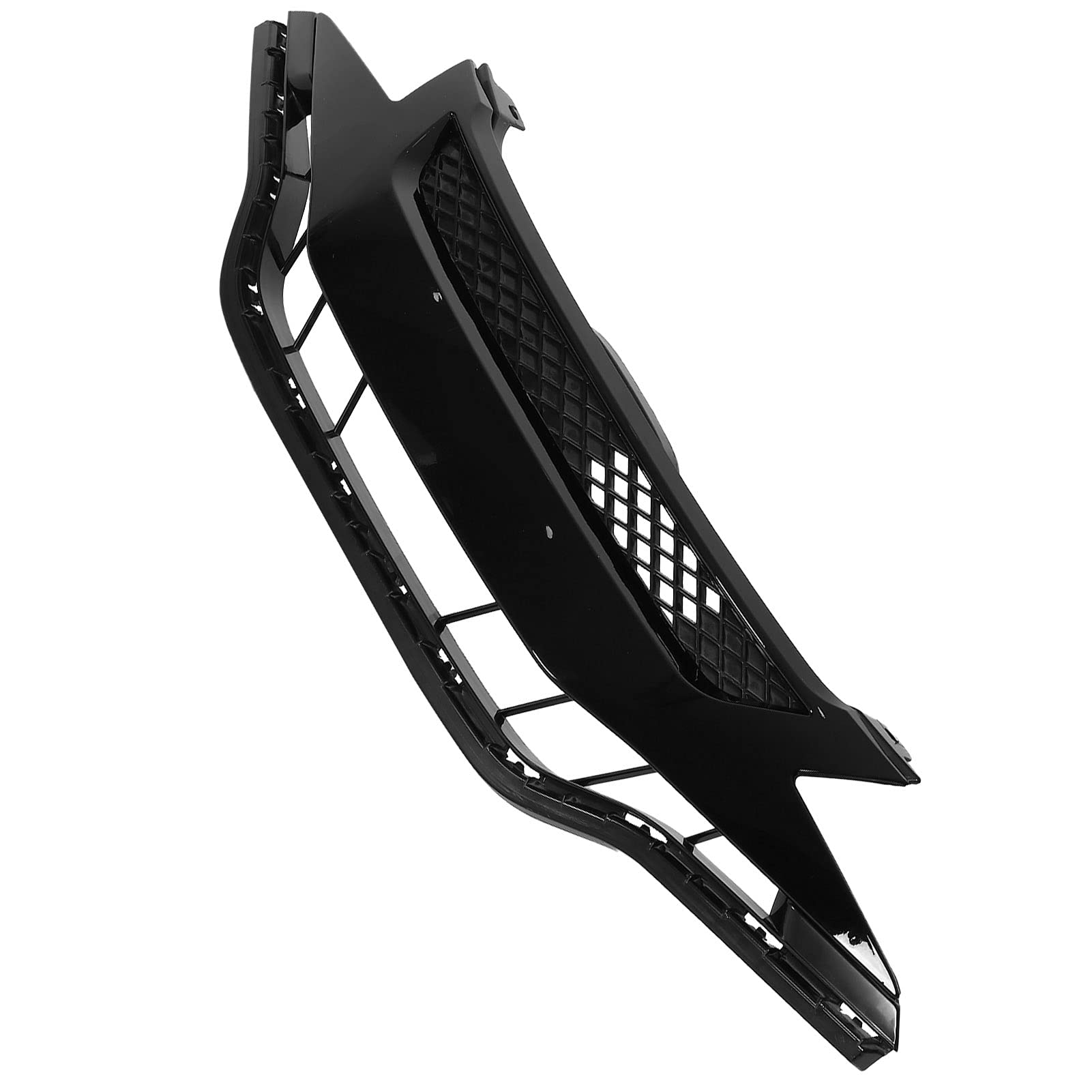 Mugen Style Front Bumper Grille Mesh Replacement for Honda Jazz/Fit 2014-2017 | Durable ABS Plastic Car Styling Upgrade | Perfect for Customization & Performance Enhancement
