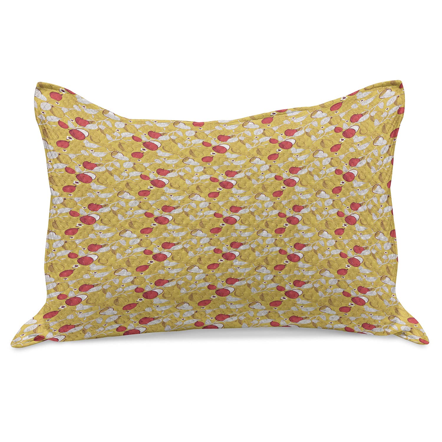 Ambesonne Fruit Knitted Quilt Pillow Cover - Decorative Standard Queen Size 30