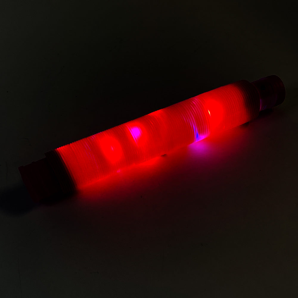 12-Pack Flashing LED Tubes - Glow Sticks for Parties, Raves, Concerts & Night Events - 12ct Bulk Bag