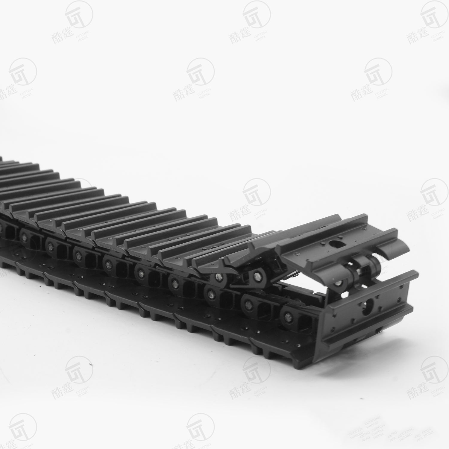 1 Pair Metal Tracks 35MM & 50MM for JDM 208 1/14 LR920 LR914 Hydraulic RC Excavator - Durable Radio Controlled Digger DIY Model Accessories - Perfect for Construction Simulation & RC Hobby Projects